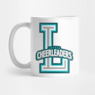 Latvia Cheerleader Mug